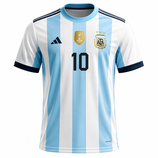 Camiseta Argentina 2026 Edición Aficionado N.º 10 | Colección Mundial