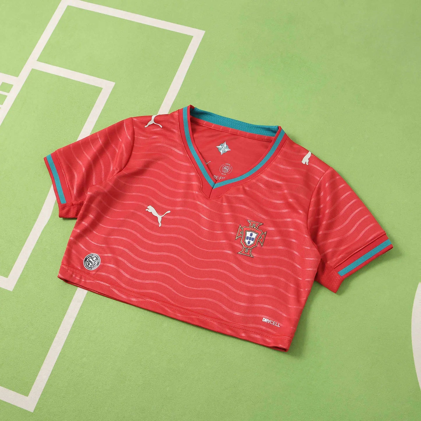 Camisola de Portugal 2025/26 Home  - Cropped Woman